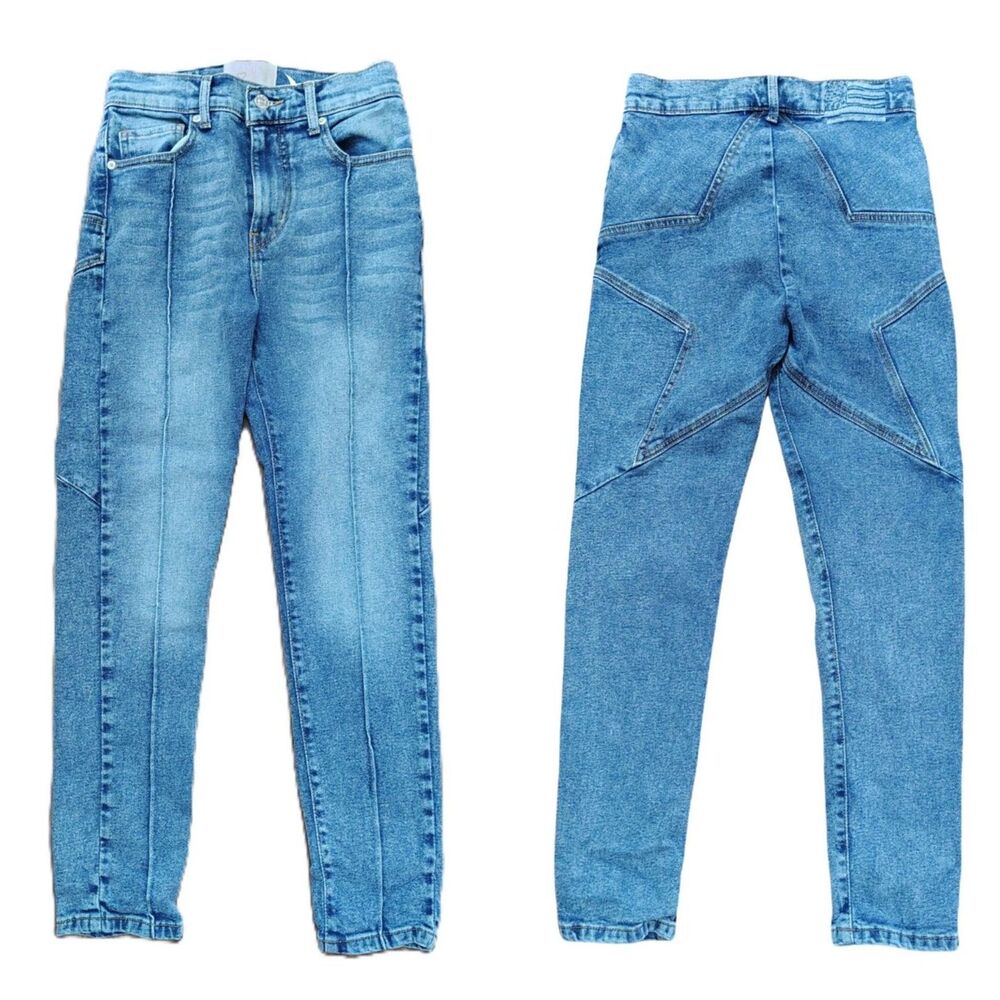 REVICE Star Skinny High Rise Stretch Jeans Women’s Size 25 w Front Seam - Picture 2 of 7